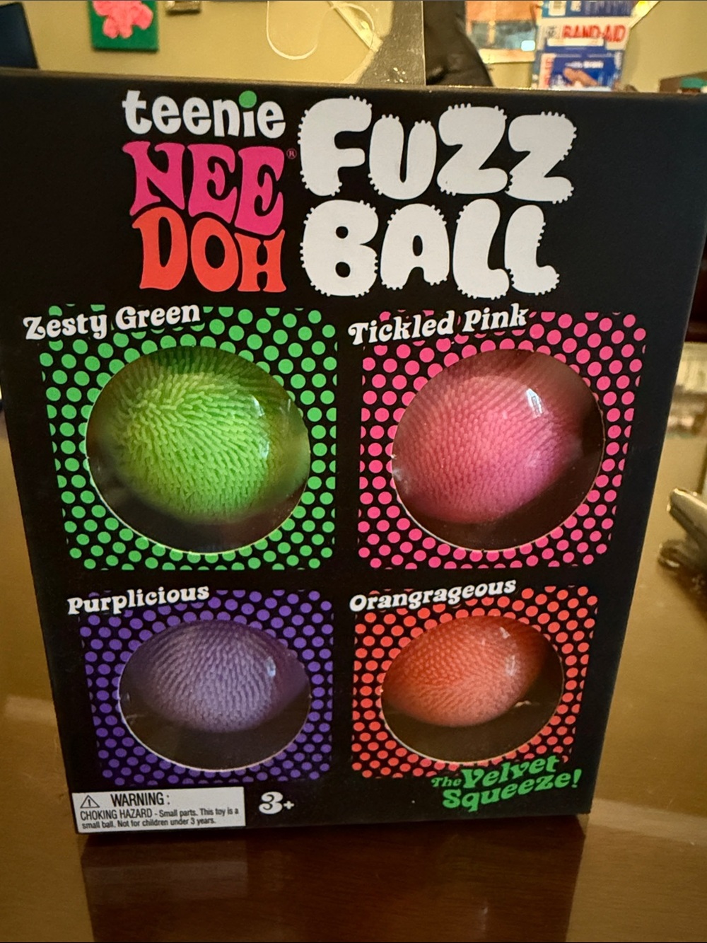 NeeDoh Teenie Fuzzball 4-Pack